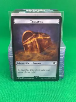 Hero 5 / Treasure 23 Final Fantasy Token (FIN) MTG Regular NM - Image 2
