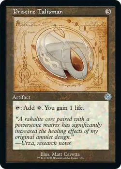 x1 Pristine Talisman - Retro Schematic NM, MTG The Brothers' War - Main Set - Image 1