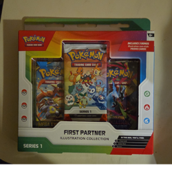 Pokemon TCG First Partner Illustration Collection Series 1 Box 2021 Promo - Image 1