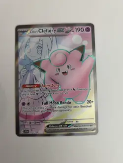 Pokemon Lillie's Clefairy ex 173/159 Sv09: Journey Together Holo - Image 1