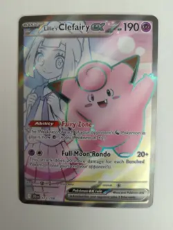 Pokemon Lillie's Clefairy ex 173/159 Sv09: Journey Together Holo - Image 2