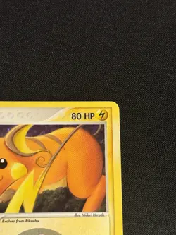 2004 Pokemon Raichu 12/112 FireRed & LeafGreen Reverse Holo LP+ - Image 3