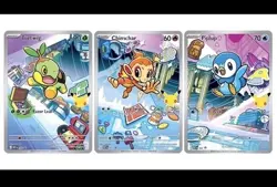 Pokemon TCG First Partners Promo Turtwig Chimchar Piplup Sinnoh - Image 1