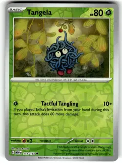 Tangela 114/165 Reverse Holo 2023 SV151 Pokemon NM - Image 1