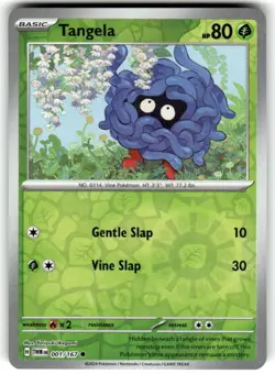Sv06: Twilight Masquerade Pokemon TCG Tangela 001/167 NM Reverse Holo - Image 1