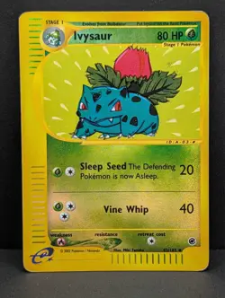 Ivysaur 082/165 Expedition Base Set Reverse Holo Rare Pokemon TCG Nintendo MP - Image 1