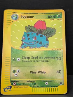 Ivysaur 082/165 Expedition Base Set Reverse Holo Rare Pokemon TCG Nintendo MP - Image 3