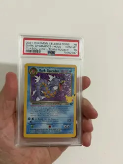 2021 POKEMON CELEBRATIONS CLASSIC COLLECTION #8 DARK GYARADOS-HOLO PSA 10 - Image 1