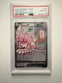 Blissy V PSA 10 GEM MINT - 183/198 - Chilling Reign - Pokemon TCG Alt Art Rare - Image 1