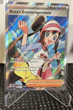Rosa's Encouragement-114/088-Pokemon Perfect Order Full Art Holo - Image 1