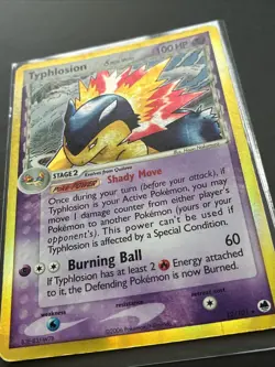 Pokemon TCG Typhlosion Delta Species EX Dragon Frontiers Holo Rare 12/101 MP - Image 3