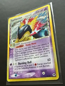 Pokemon TCG Typhlosion Delta Species EX Dragon Frontiers Holo Rare 12/101 MP - Image 4