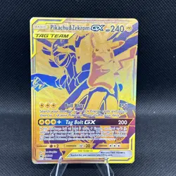 Pikachu & Zekrom GX SM248 Sm Holo PROMO CARD NM - Image 1