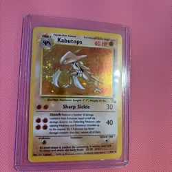 Kabutops 9/62 Fossil Holo NM card set - Image 2