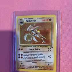 Kabutops 9/62 Fossil Holo NM card set - Image 3
