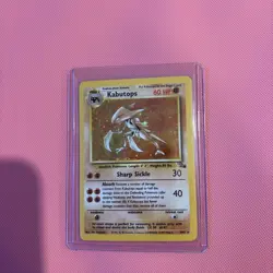 Kabutops 9/62 Fossil Holo NM card set - Image 4