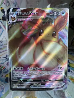 SEALED Eevee VMAX SWSH087 Black Star Promo Full Art Holo Pokemon TCG 2021 Card - Image 1