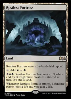 Restless Fortress WOE NM MTG - Image 1