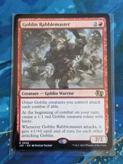 MTG Goblin Rabblemaster - NM - Jumpstart - Image 1