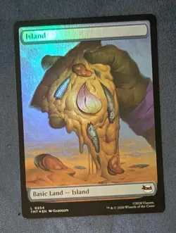 MTG *FOIL FULL ART* Teenage Mutant Turtles ISLAND #254 NM - Image 1