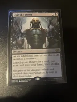 Wizards of the Coast Diabolic Intent Rare Regular Brothers' War 089/287 EN - Image 1