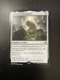 Forsaken Monument Zendikar Rising Mtg Magic NM - Image 1