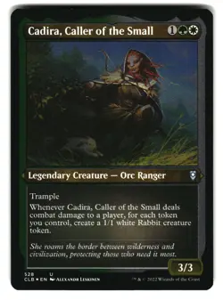 Cadira, Caller of the Small (Foil Etched) 528 Battle for Baldur's Gate MTG NM - Image 1