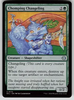 Chomping Changeling Normal U Lorwyn Eclipsed 172 NM - Image 1