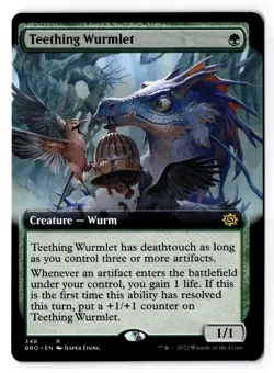Teething Wurmlet (Extended Art) 348 The Brothers' War Normal NM - Image 1