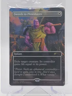 THANOS Magic the Gathering PSA Magazine Promo Swords to Plowshares Marvel Sealed - Image 1