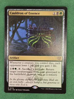 MTG Cauldron of Essence (Regular) Secrets of Strixhaven SOS Magic The Gathering - Image 3