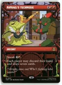 Raphael's Technique (Showcase) 0237 TMT R MTG NM - Image 1