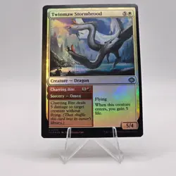 Twinmaw Stormbrood Charring Bite (Foil) - TDM #232 Uncommon - NM Tarkir - Image 1