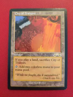 City Of Traitors Exodus LP/NM MTG Magic The Gathering - Image 1