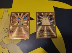 Pokemon Metal Charizard #4 & Pikachu #58 Celebrations Ultra Premium Collection - Image 1