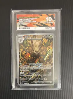 Pokemon TCG Shiftry 163/162 Temporal Forces Illustration Rare Card ACE 10 Gem Mt - Image 1