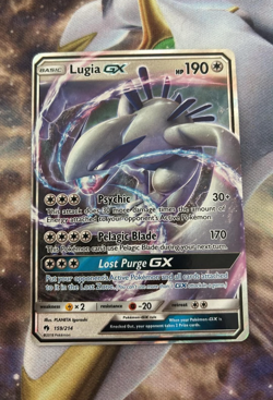 Lugia GX Ultra Rare Holo S&M Lost Thunder 159/214 190HP NM Pokemon Card (3) - Image 1