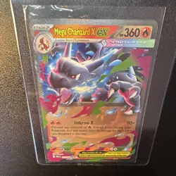 The Pokemon Company Mega Charizard X Ex 013/094 Phantasmal Flames Holo EN Doubl… - Image 1