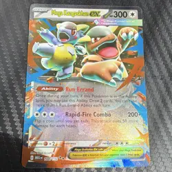 Pokemon TCG Mega Kangaskhan EX 104/132 Evolutions Ultra Rare Full Art Holo - Image 1