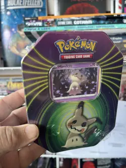 Pokemon TCG 2021 Mimikyu Tin - 3 Packs - Image 1