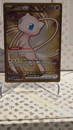 Mew ex 205/165 Scarlet & Violet 151 Metal Gold Pokemon Card TCG - Image 4