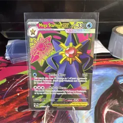 Mega Starmie EX 102/108 Evolutions Ultra Rare Holo 330 HP English Pokemon TCG - Image 1