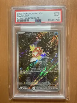 Pokemon Magikarp Scarlet & Violet Paldea Evolved 203/193 PSA 9 Fast Shipping - Image 4