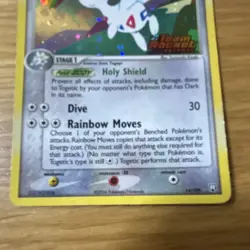 Togetic 14/109 EX Team Rocket Returns 2004 70 HP Holo Rare Reverse Holo English - Image 2