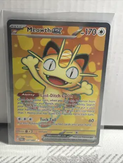 Meowth ex 107/088 Full Art Ultra Rare - Perfect Order ME03 Pokemon English - NM - Image 1