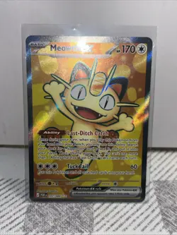 Meowth ex 107/088 Full Art Ultra Rare - Perfect Order ME03 Pokemon English - NM - Image 2
