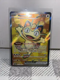 Meowth ex 107/088 Full Art Ultra Rare - Perfect Order ME03 Pokemon English - NM - Image 5
