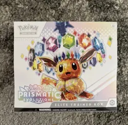 Pokemon TCG Prismatic Evolution Elite Trainer Box ETB Factory Sealed - Image 1