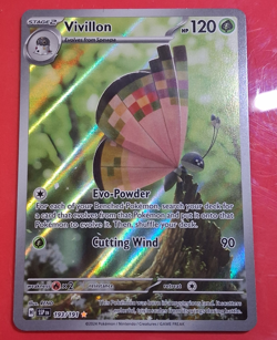 Pokemon TCG-Vivillon-193/191-SV08 Surging Sparks-IR Holo EN - Image 1
