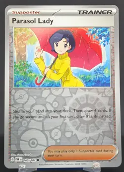 Pokemon Parasol Lady #169/182 English Paradox Rift Reverse Holo - Image 1